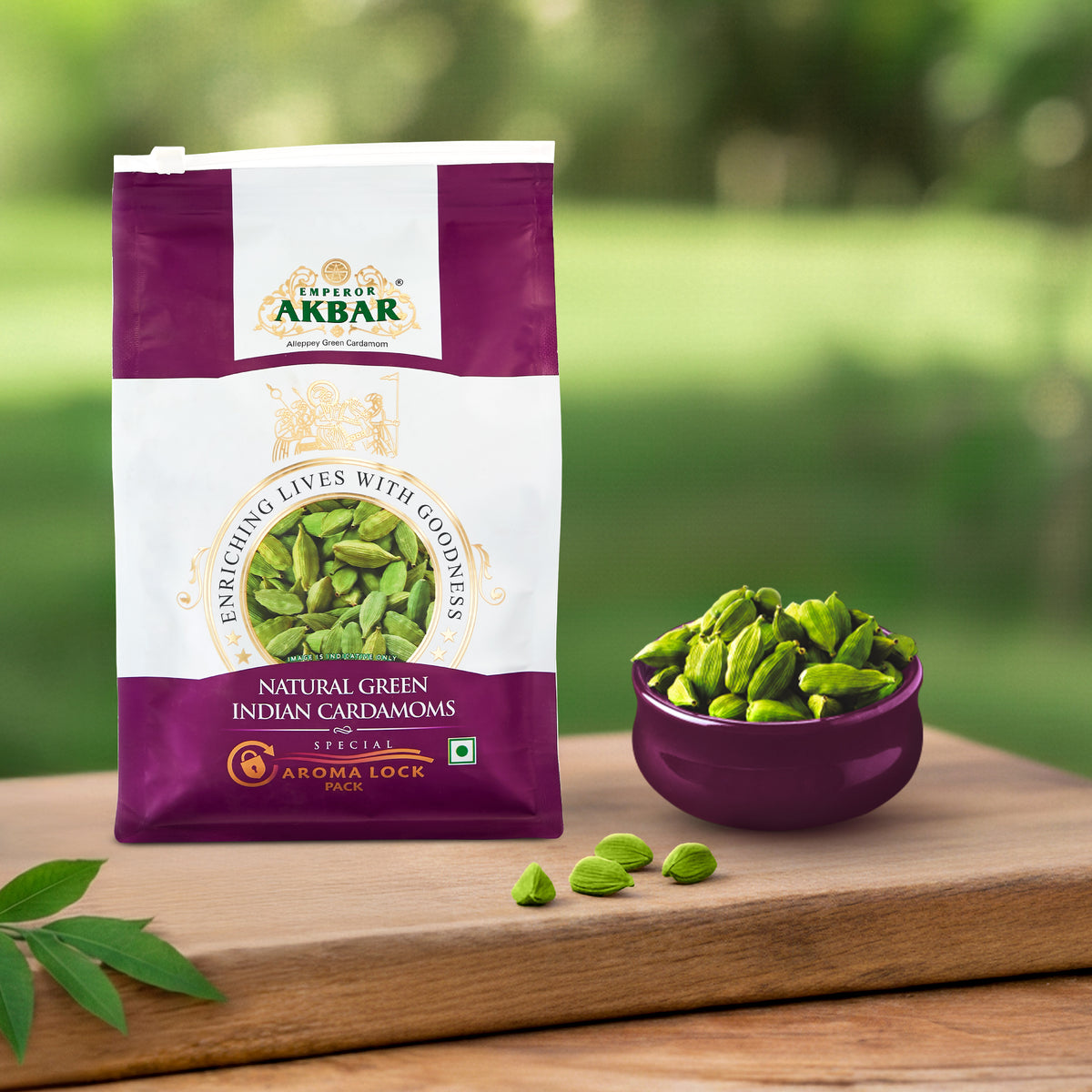 Purple Grade (8 mm & above) Cardamom – Emperor Akbar Cardamom